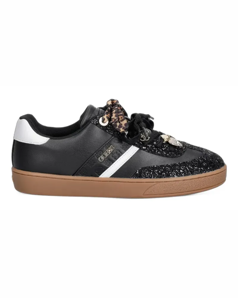 Guess Naoki Sneakers mit Glitterverzierung - Schwarz Schwarz