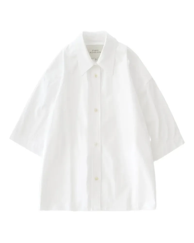Studio Nicholson Tocoa shirt - Weiß Weiß