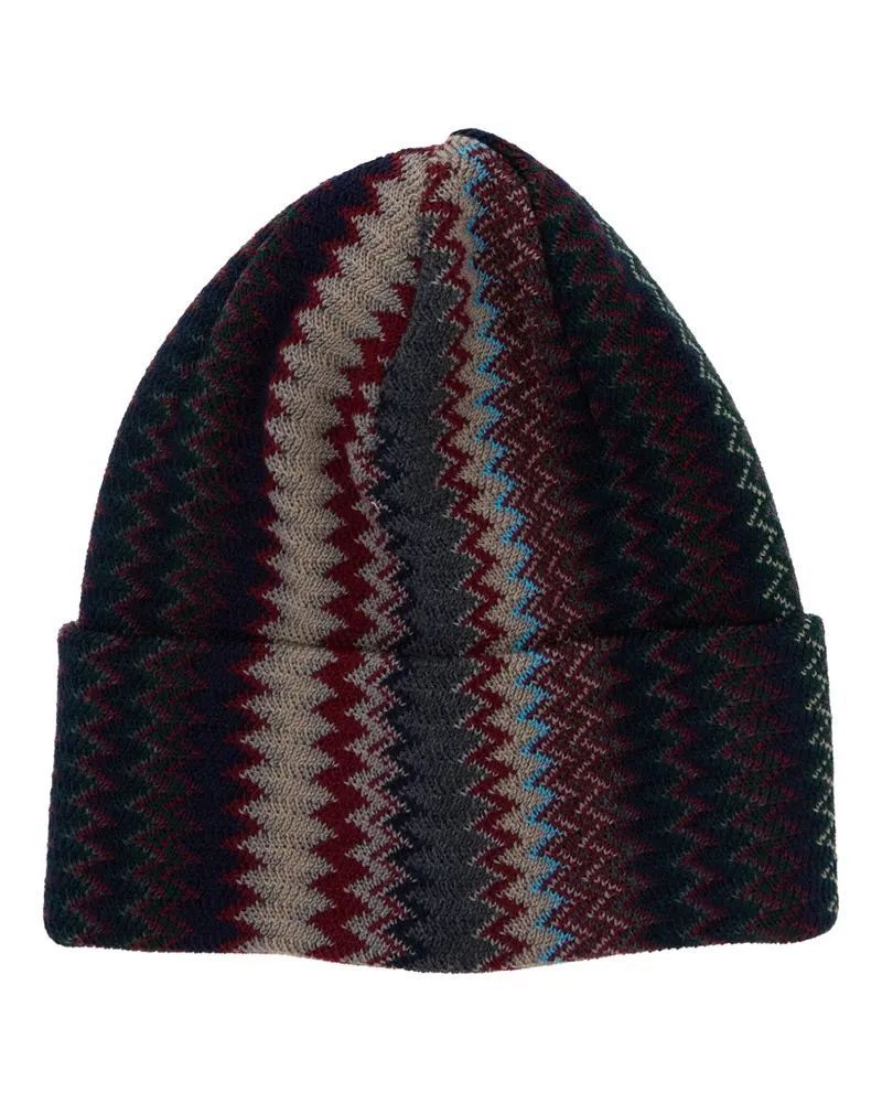 Missoni zigzag-pattern beanie - Schwarz Schwarz