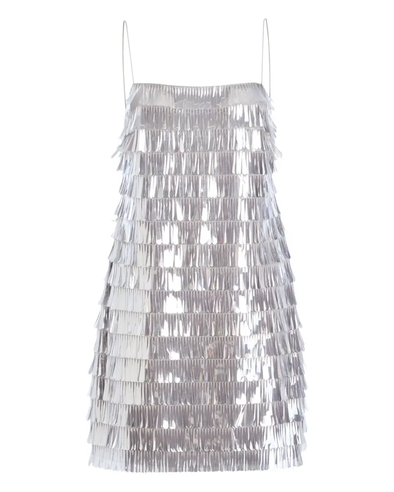 Retrofête Amali Minikleid - Silber Silber
