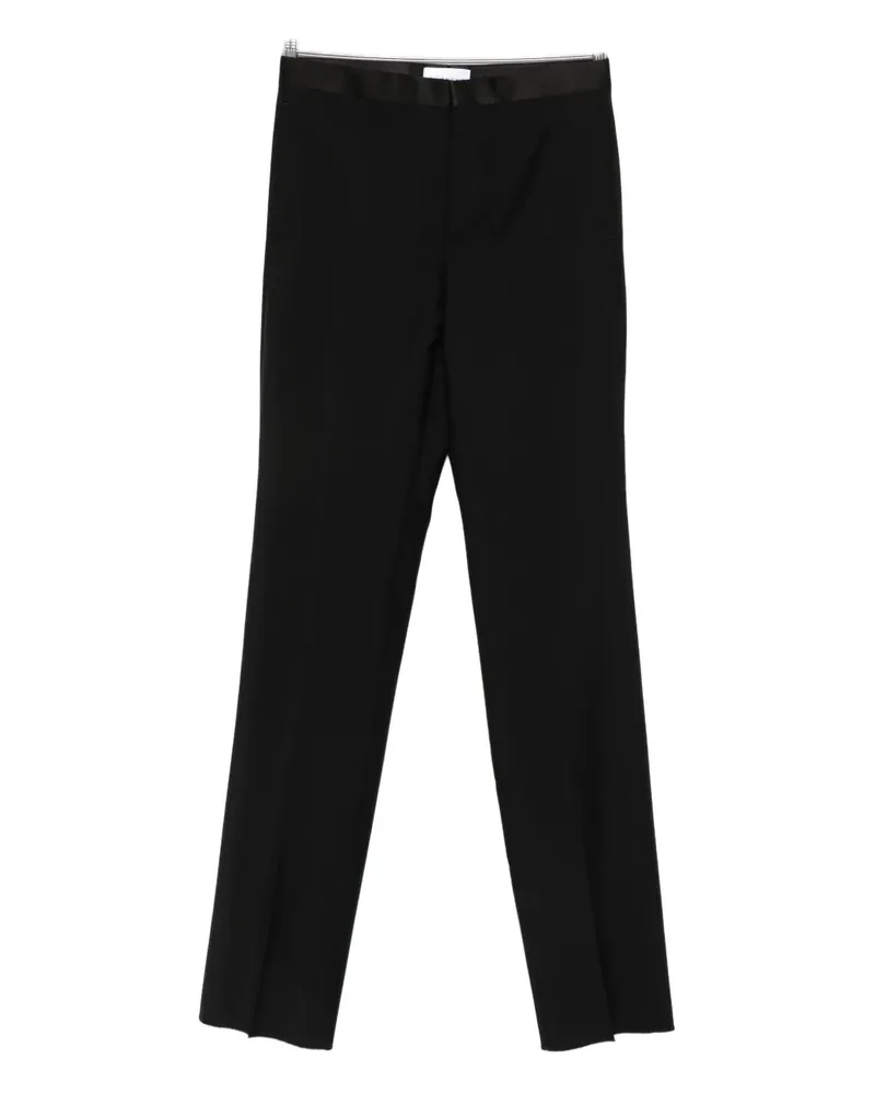 Givenchy satin-trim trousers - Schwarz Schwarz
