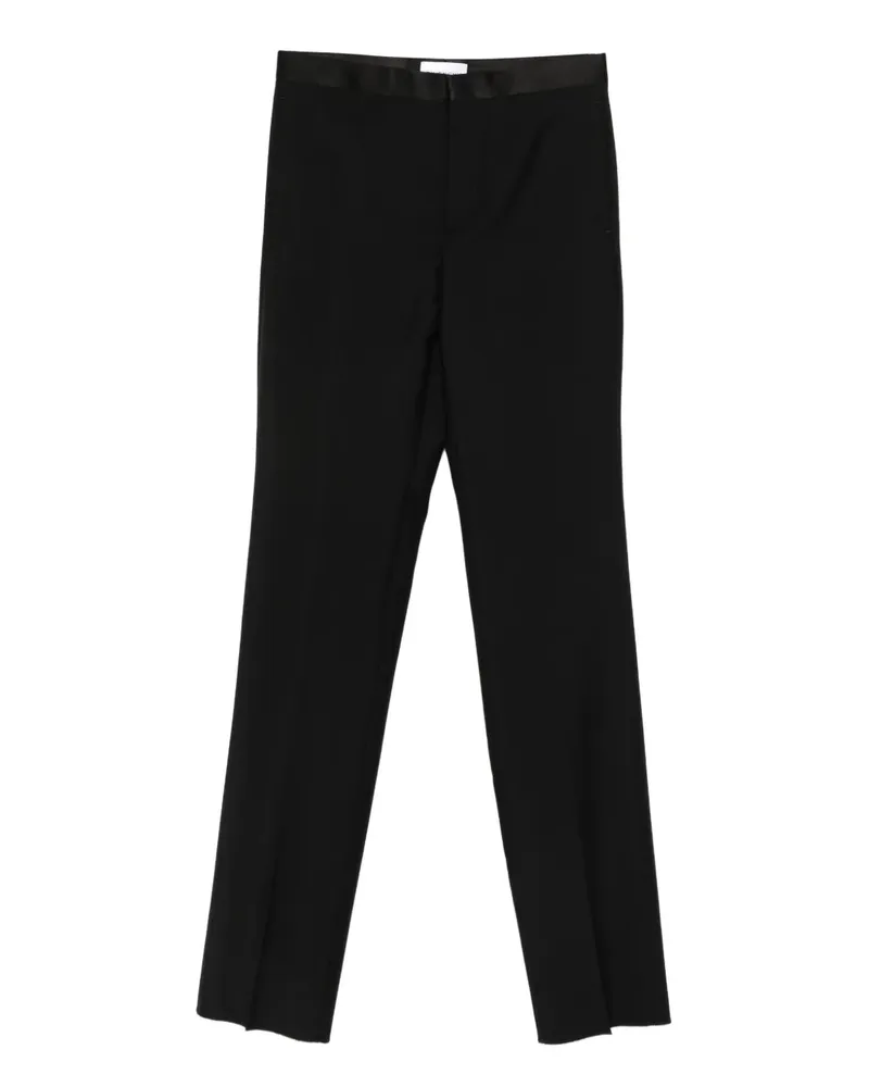 Givenchy satin-trim trousers - Schwarz Schwarz