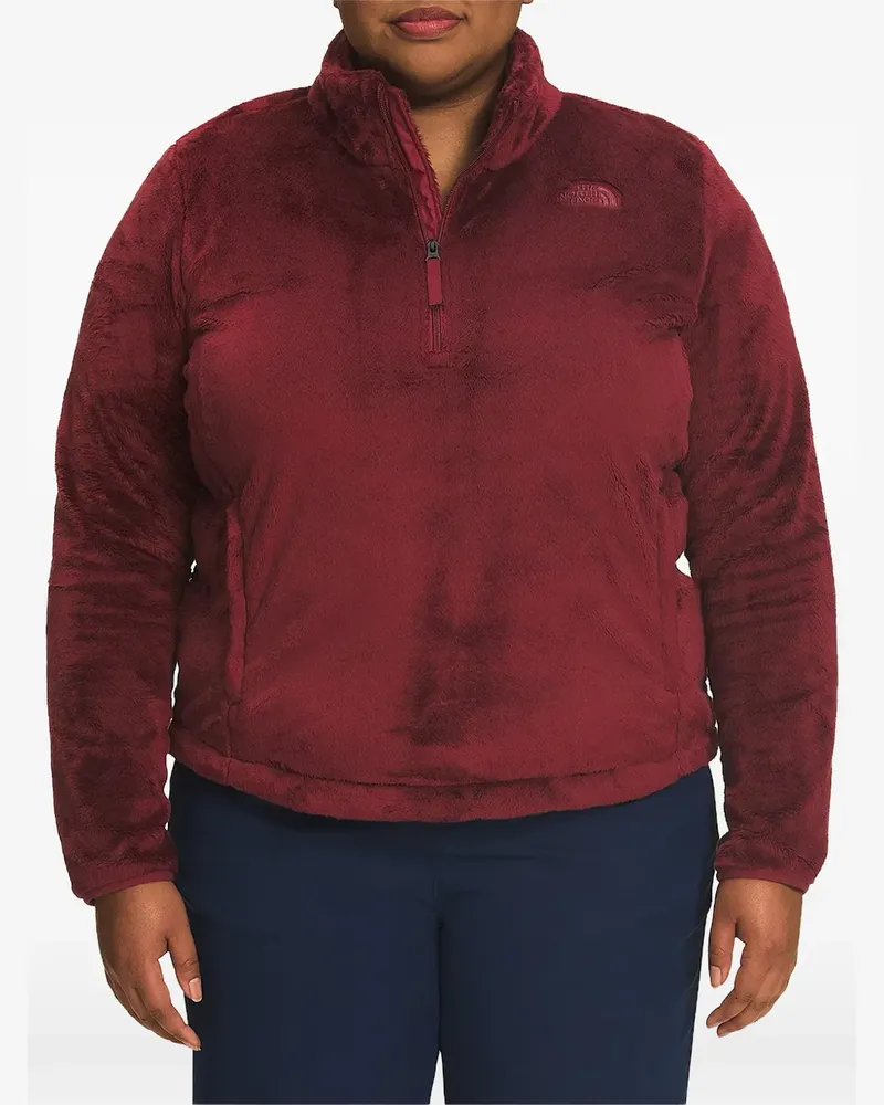 The North Face Plus Osito quarter-zip sweatshirt - Rot Rot