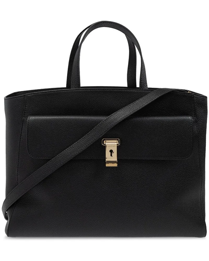 Bally Lydia leather tote bag Schwarz