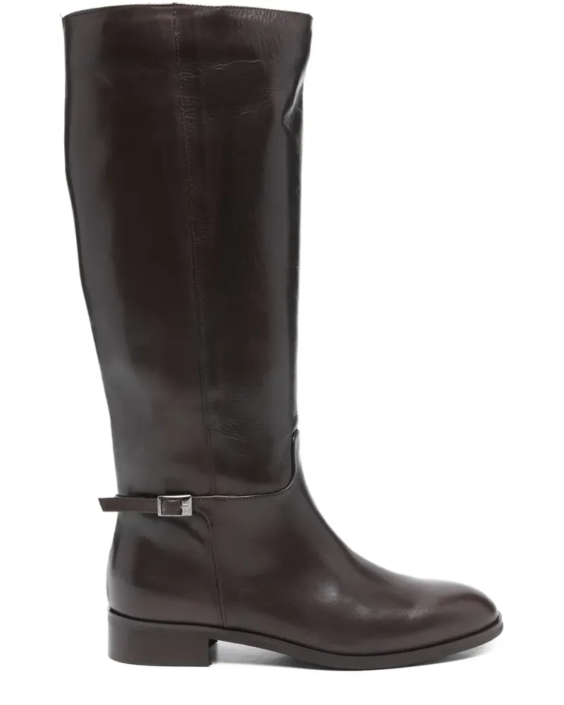 Julie Dee 30mm buckle-detail boots - Braun Braun
