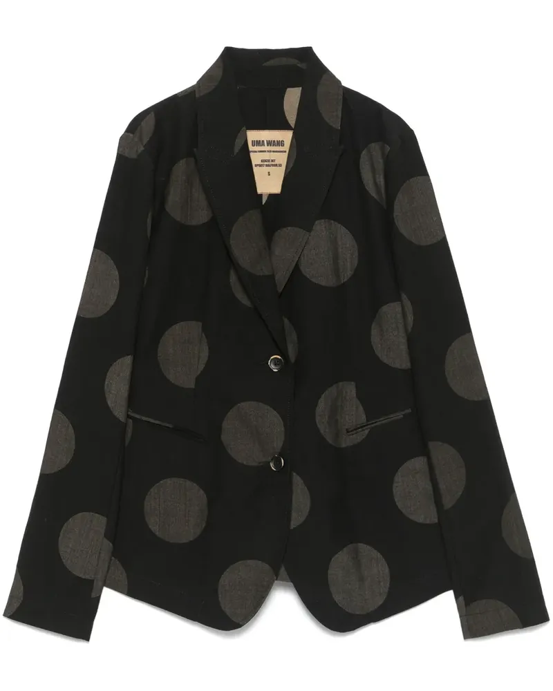 Uma Wang Kenzie Jacke - Schwarz Schwarz
