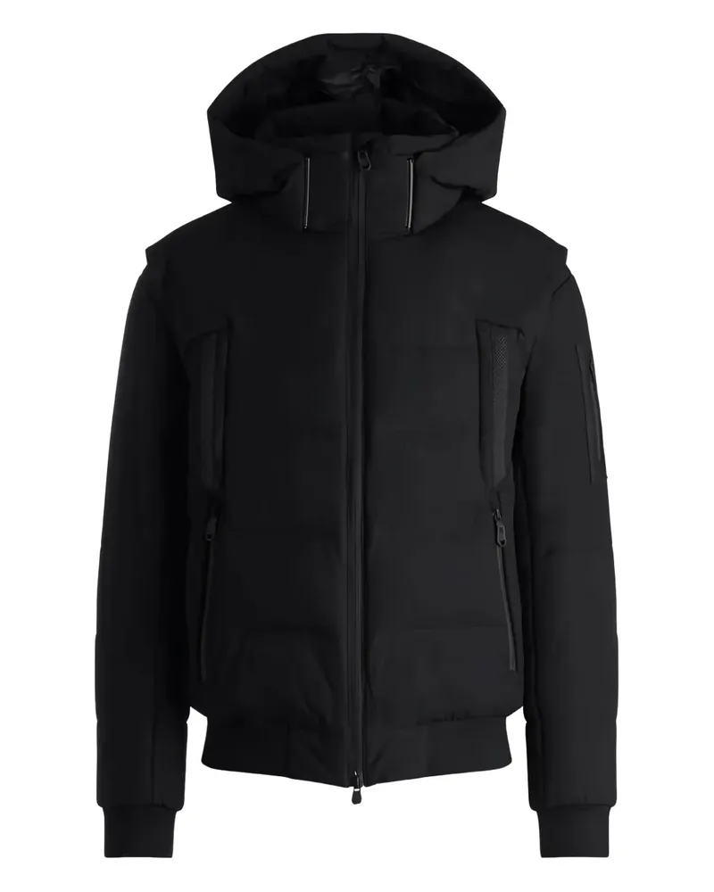 HUGO BOSS hooded padded jacket - Schwarz Schwarz
