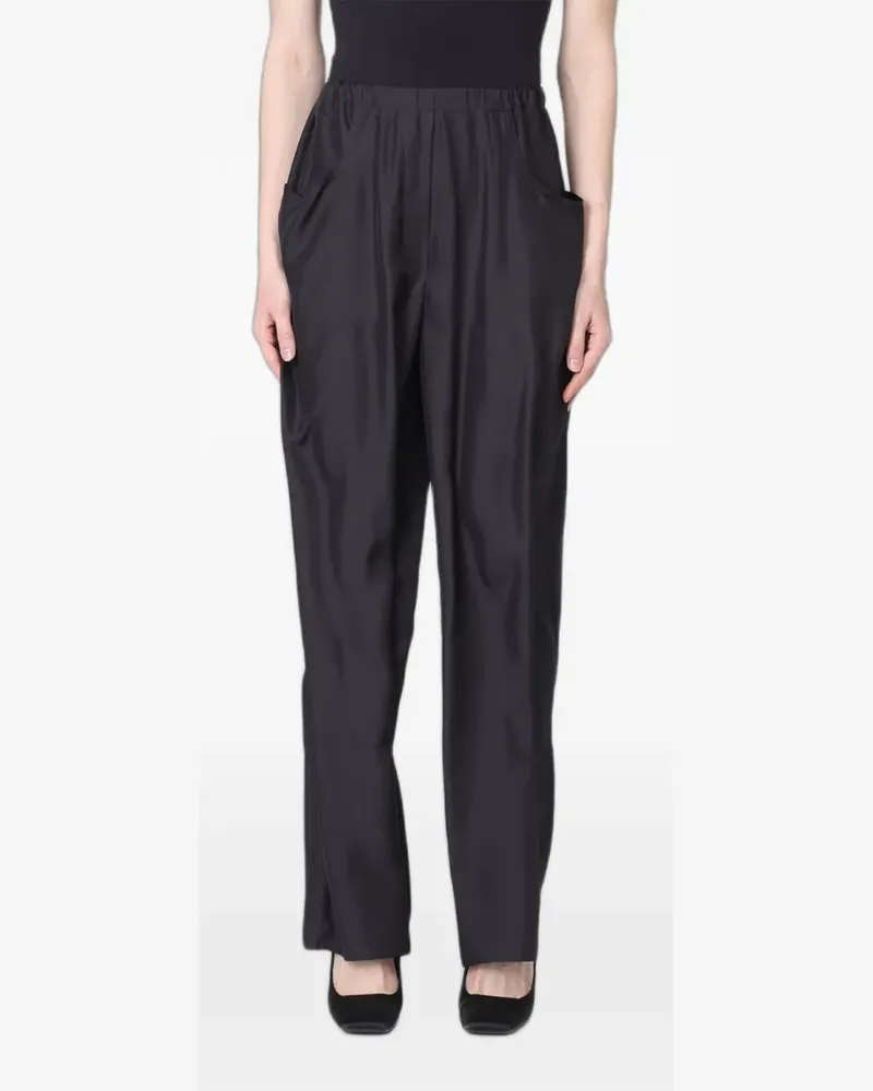 TER ET BANTINE Hose mit Stretchbund - Schwarz Schwarz
