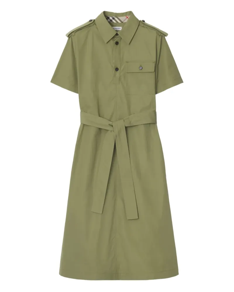 Burberry Klassisches Hemdkleid - Grün Grün