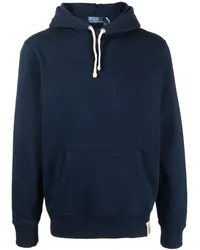 Ralph Lauren Hoodie mit Logo-Patch Blau