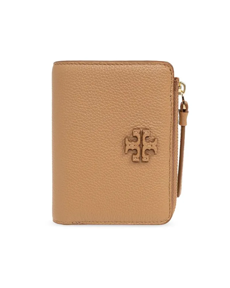 Tory Burch Portemonnaie mit Logo-Patch - Braun Braun