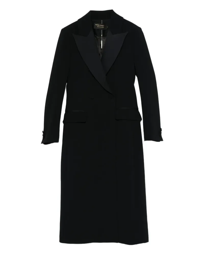 Simona Corsellini double-breasted coat - Schwarz Schwarz