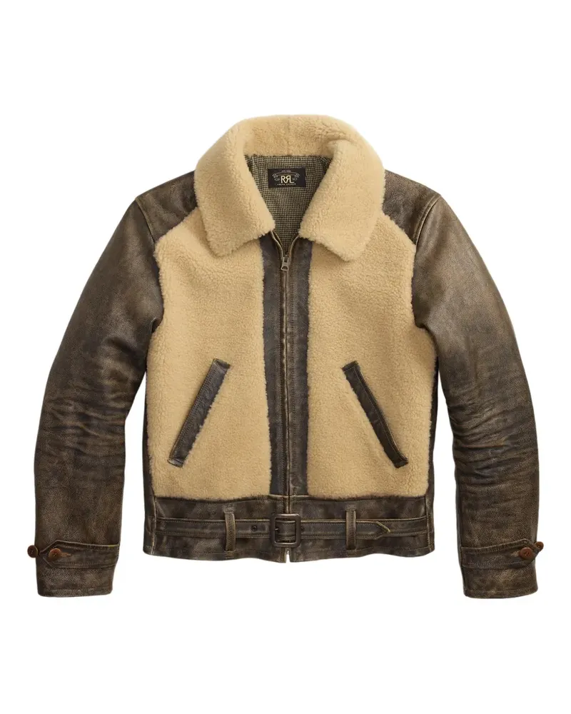 Ralph Lauren Jacke aus Shearling - Nude Nude
