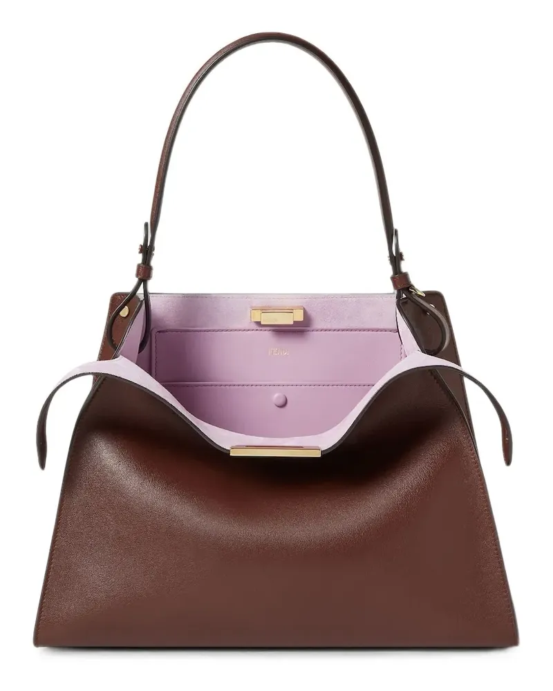 Fendi Mittelgroße Way Tote Bag - Braun Braun