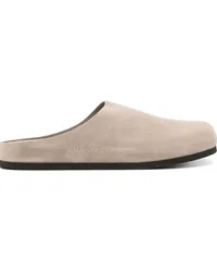 Common Projects Clogs aus Wildleder Nude