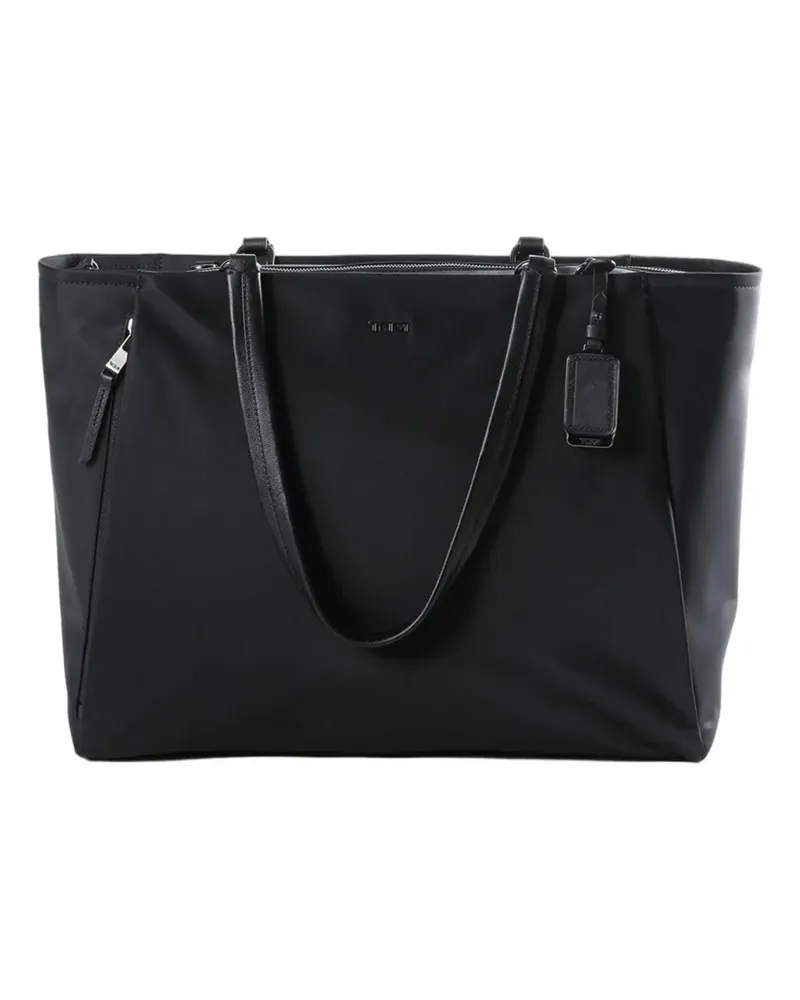 Tumi logo-lettering tote bag - Schwarz Schwarz