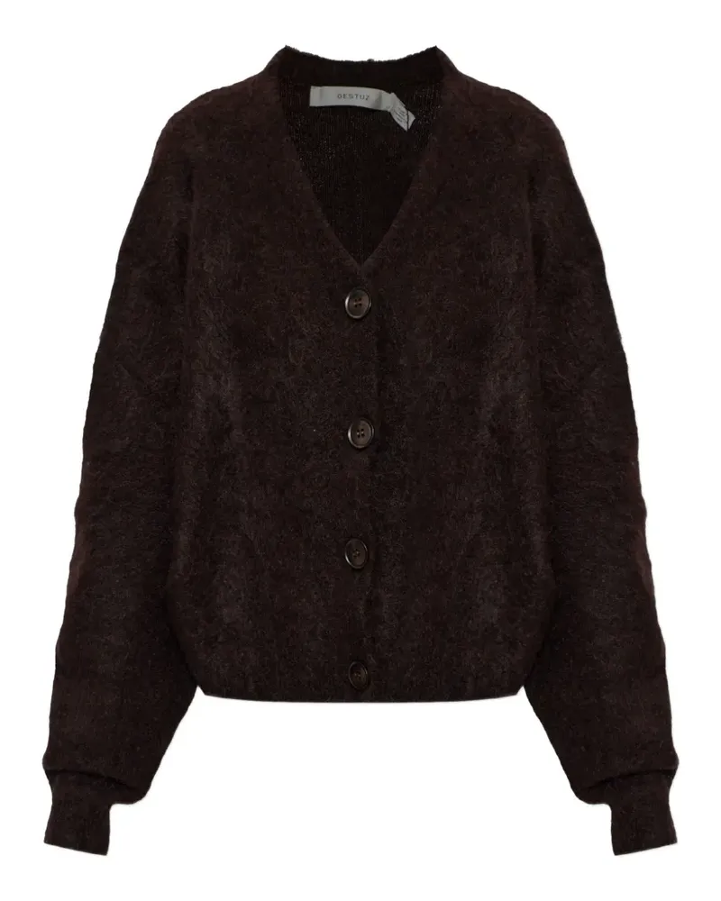 Gestuz Gzdebbie button-up cardigan - Braun Braun