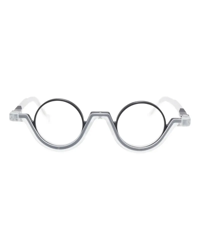 VAVA EYEWEAR Brille mit rundem Gestell - Schwarz Schwarz