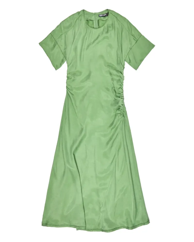 BIMBA Y LOLA Midikleid mit Raffungen - Grün Grün