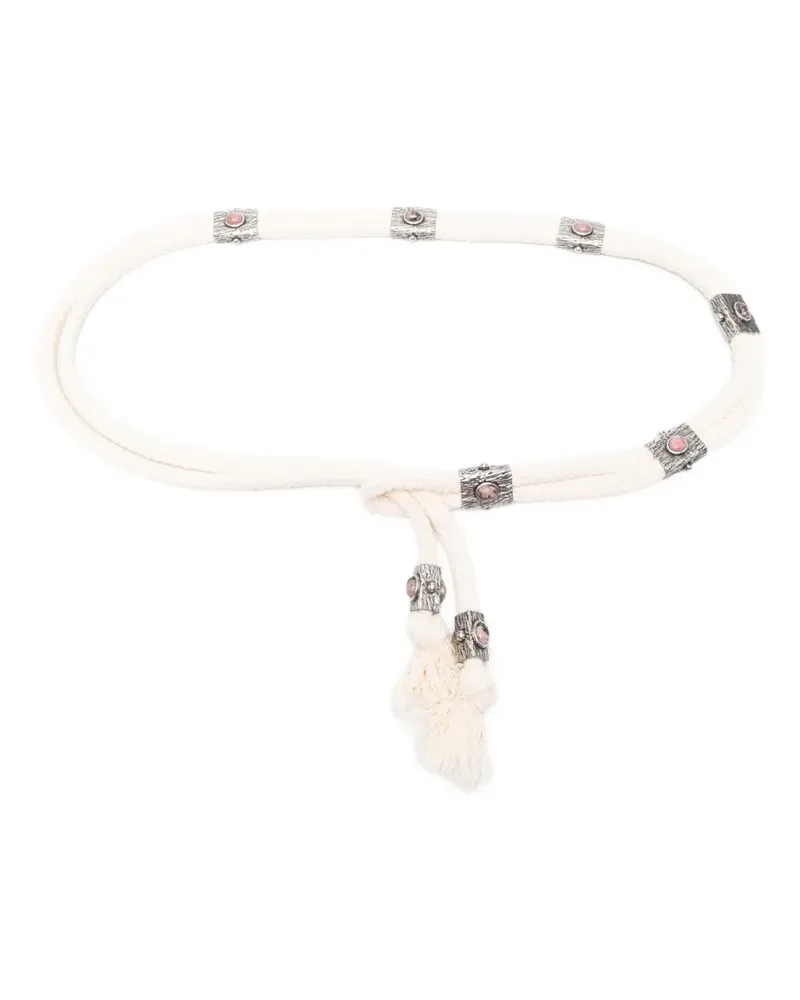 Isabel Marant Gürtel mit Quasten - Nude Nude