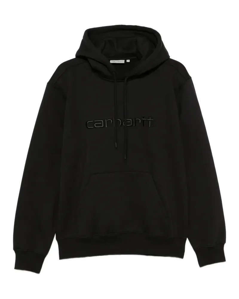 Carhartt WIP Hoodie mit Logo-Stickerei - Schwarz Schwarz