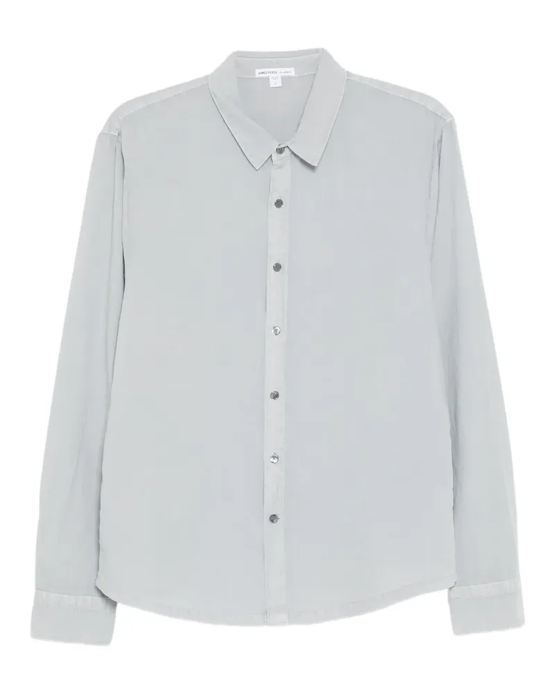 James Perse Hemd mit Knöpfen - Grau Grau
