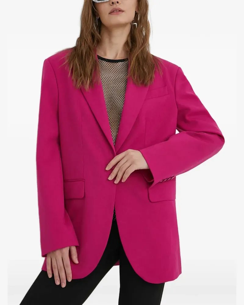 Moschino button single-breasted blazer - Rosa Rosa