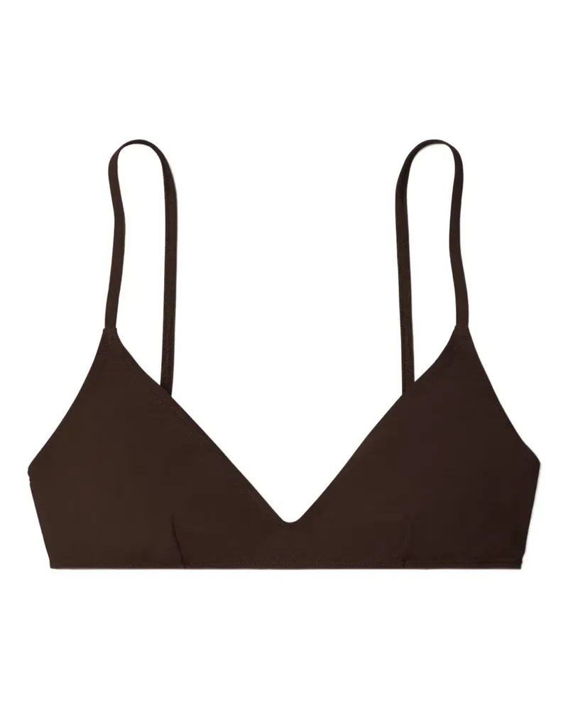 Tory Burch Triangel-Bralet - Braun Braun