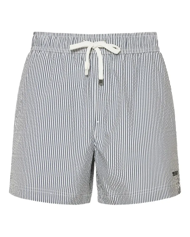 Ermenegildo Zegna striped swim shorts - Blau Blau