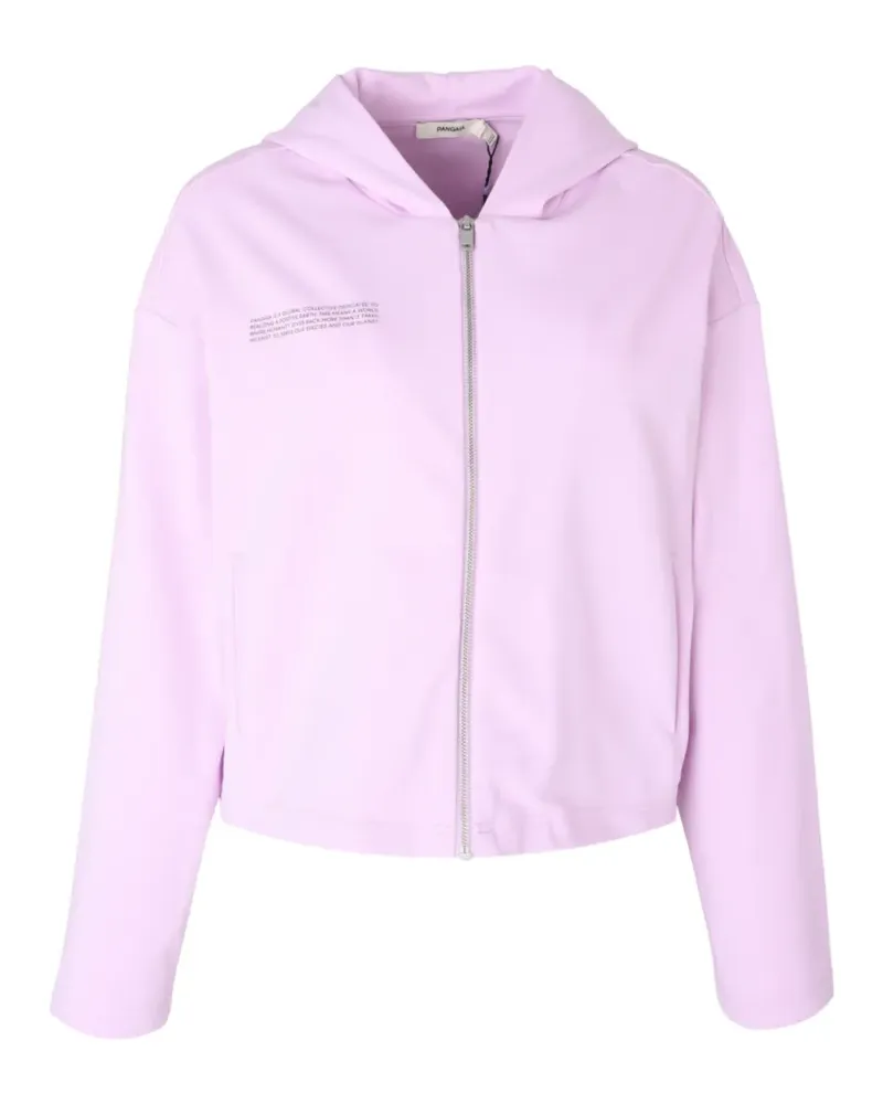 PANGAIA double-jersey zip-up hoodie - Violett Violett