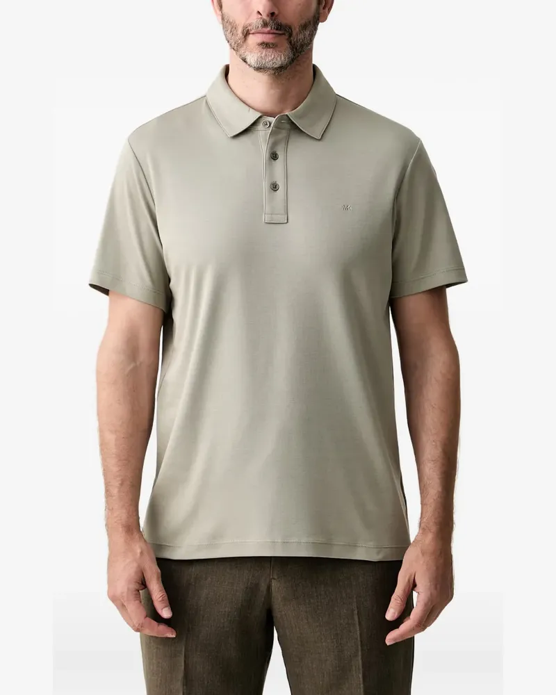 Michael Kors Poloshirt mit Logo-Stickerei - Grün Grün