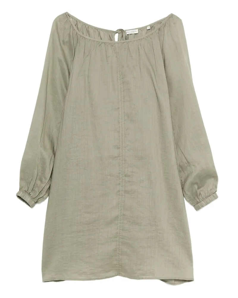 Marc O'Polo Gerafftes Kleid - Grün Grün