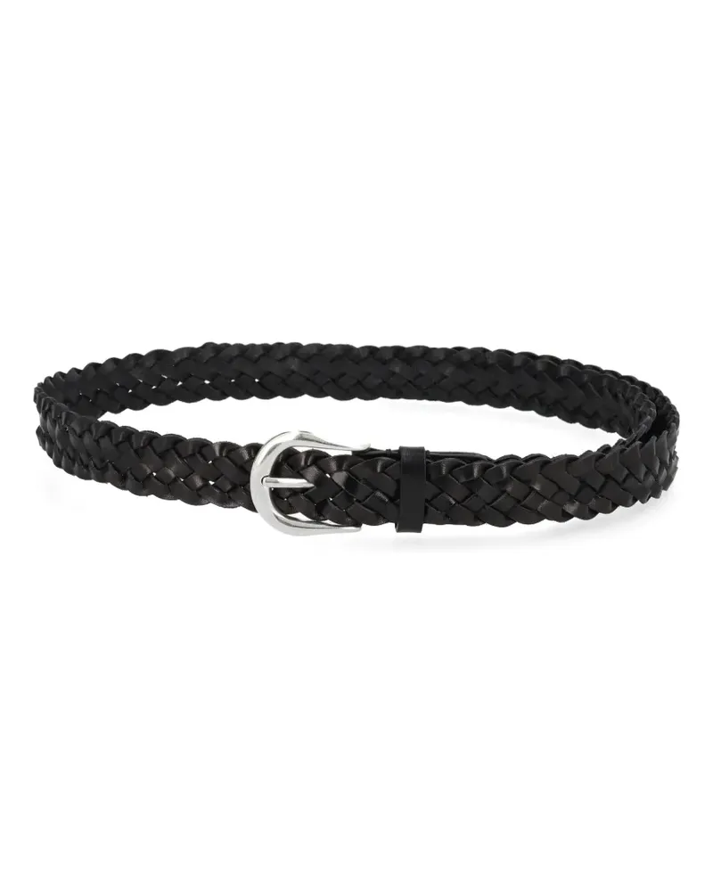 Studio Nicholson leather belt - Schwarz Schwarz