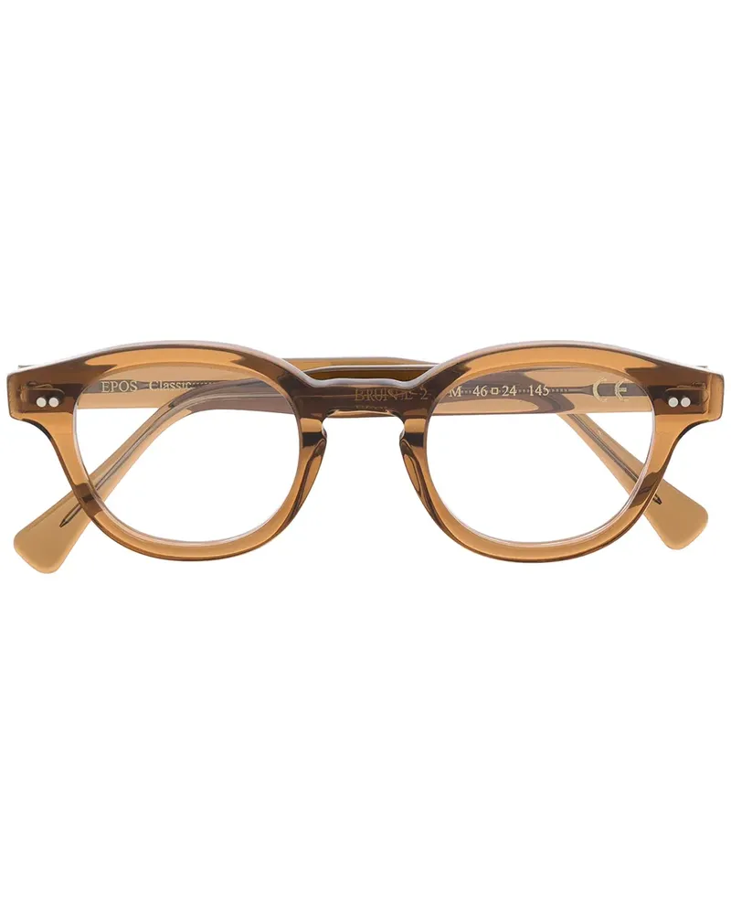 EPOS Runde 'Bronte' Brille - Nude Nude