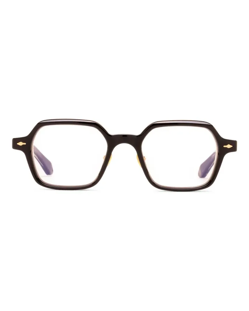 Jacques Marie Mage Holden Brille mit geometrischem Gestell - Schwarz Schwarz