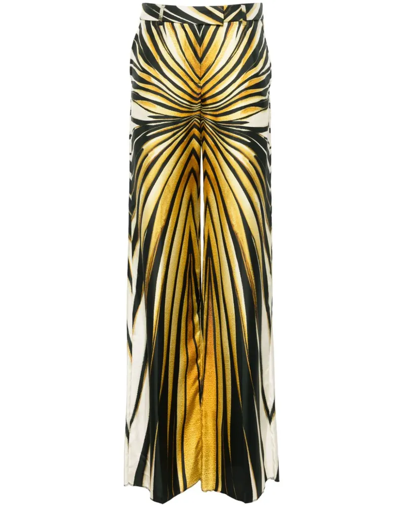 Roberto Cavalli Trousers - 01080 YELLOW/BLACK 01080