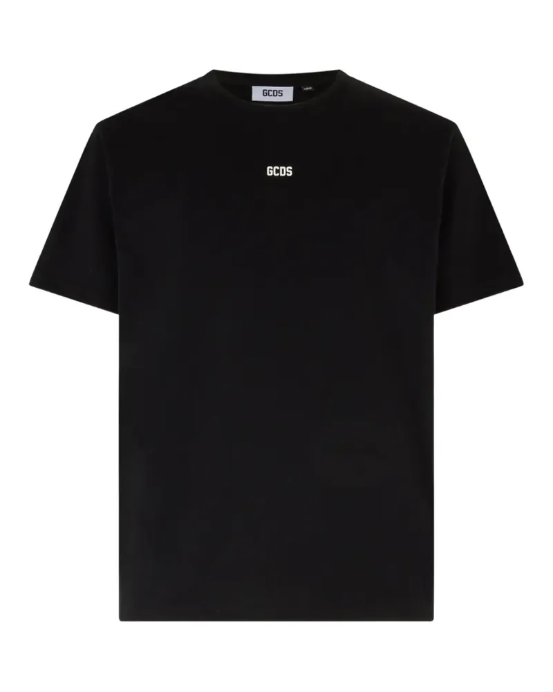 GCDS T-Shirt mit Logo-Print - Schwarz Schwarz