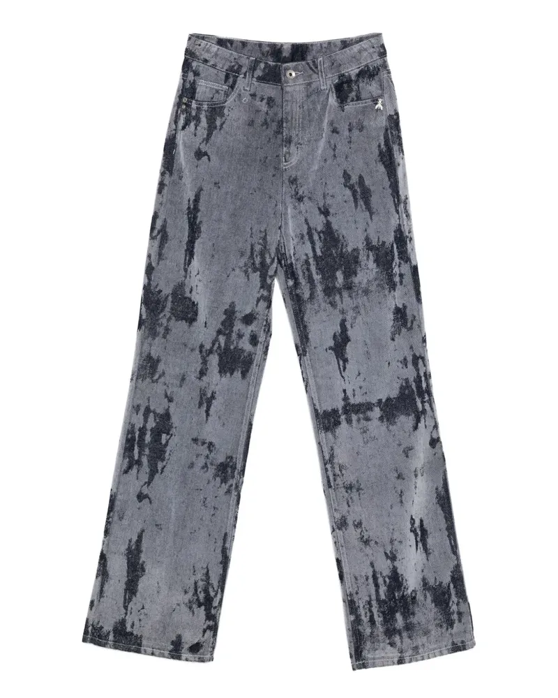 Patrizia Pepe Jeans mit weitem Bein - Grau Grau