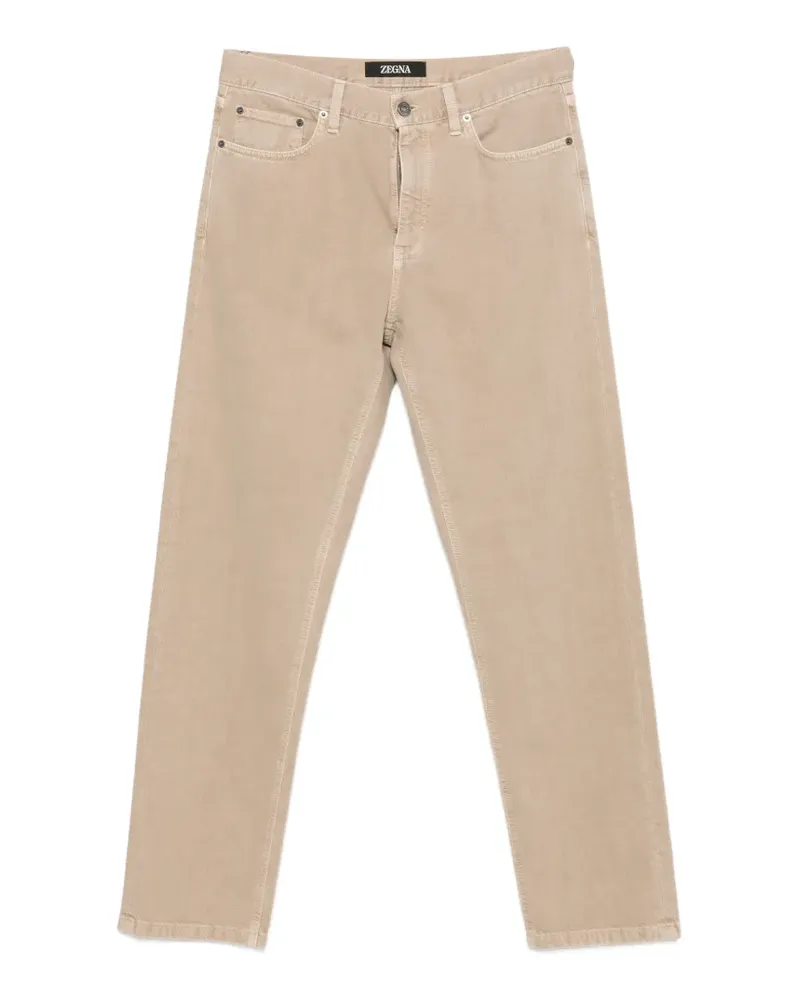 Ermenegildo Zegna Gerade Jeans im Five-Pocket-Design - Nude Nude
