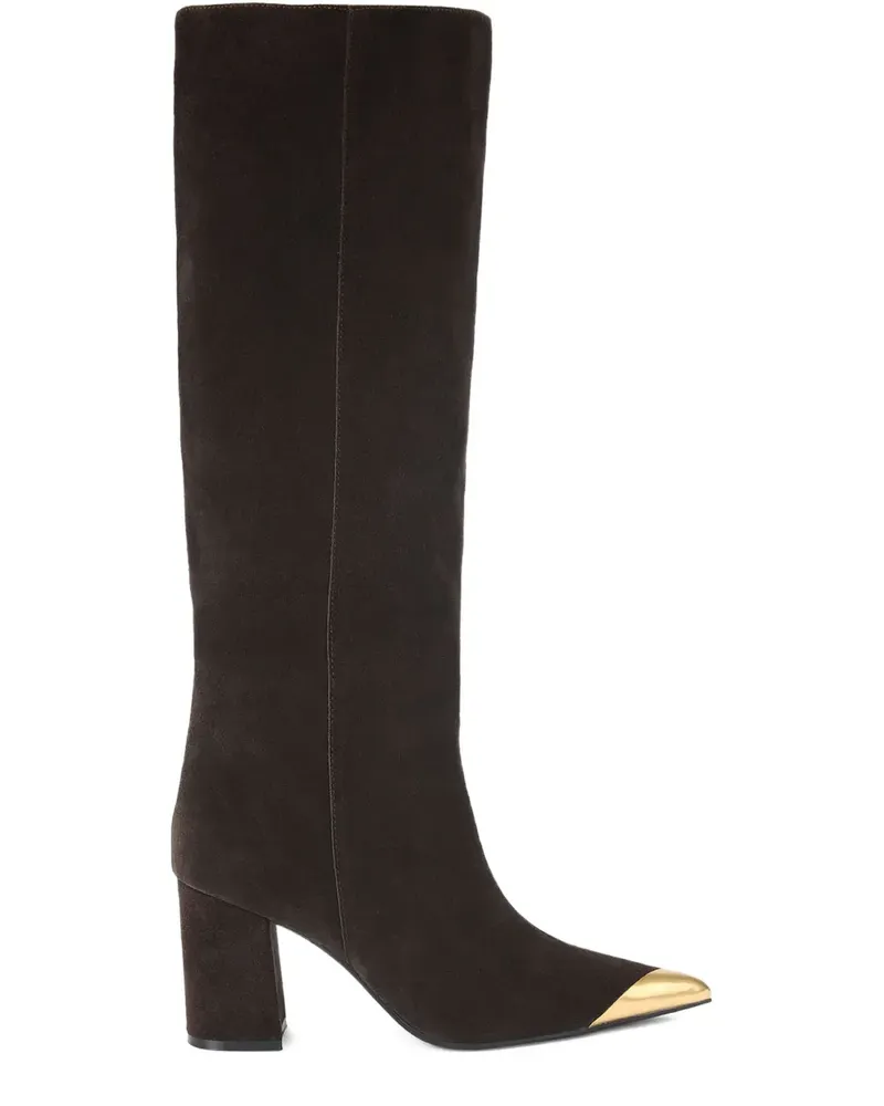 Kurt Geiger Spitze Regent Cap Stiefel 80mm - Braun Braun