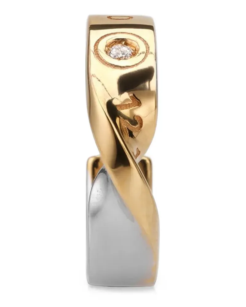 Maison Margiela Ear Cuff Numerical con Diamante - Gold Gold