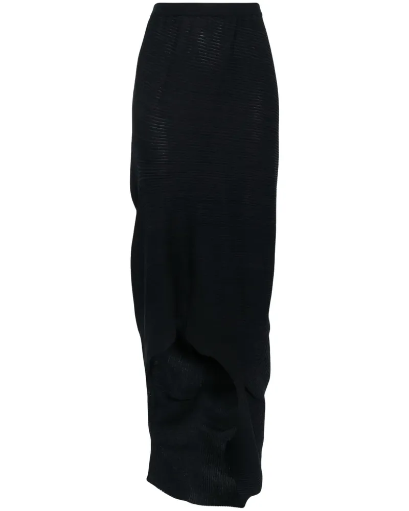 Issey Miyake Asymmetrischer Aerate Rock - Blau Blau