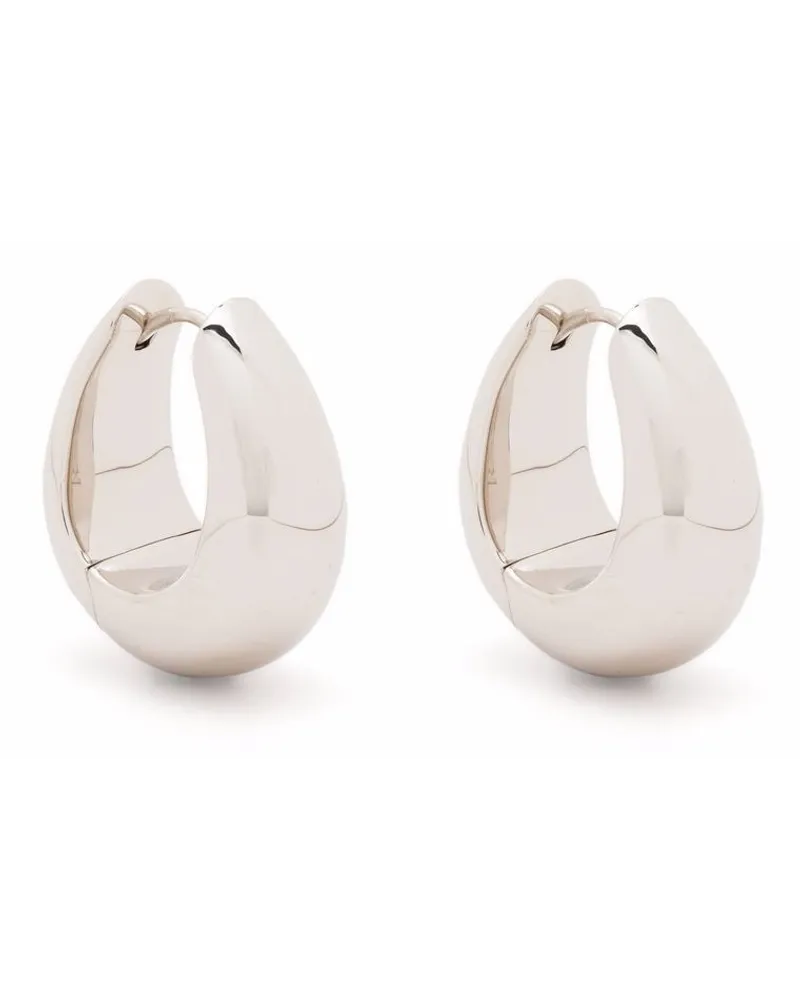 Tom Wood Mittelgroße Creolen - Silber Silber