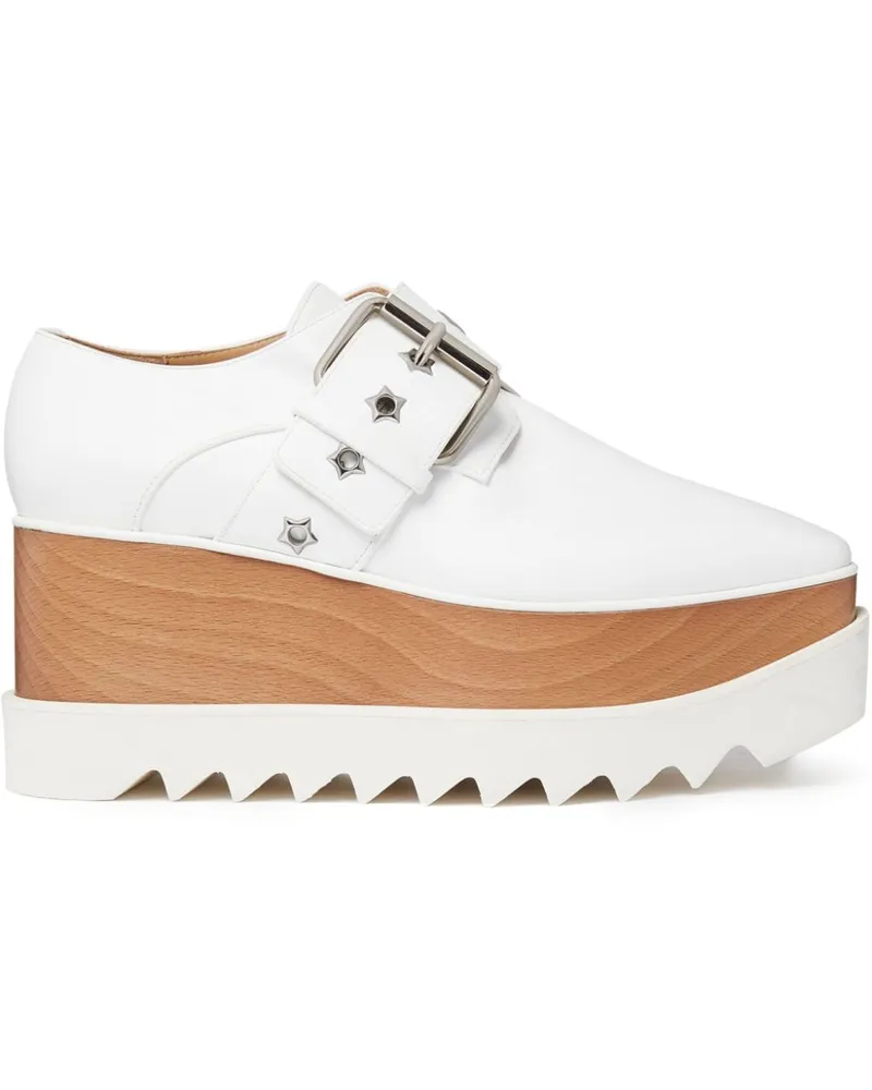 Stella McCartney Elyse Schnürschuhe mit Plateau Weiß