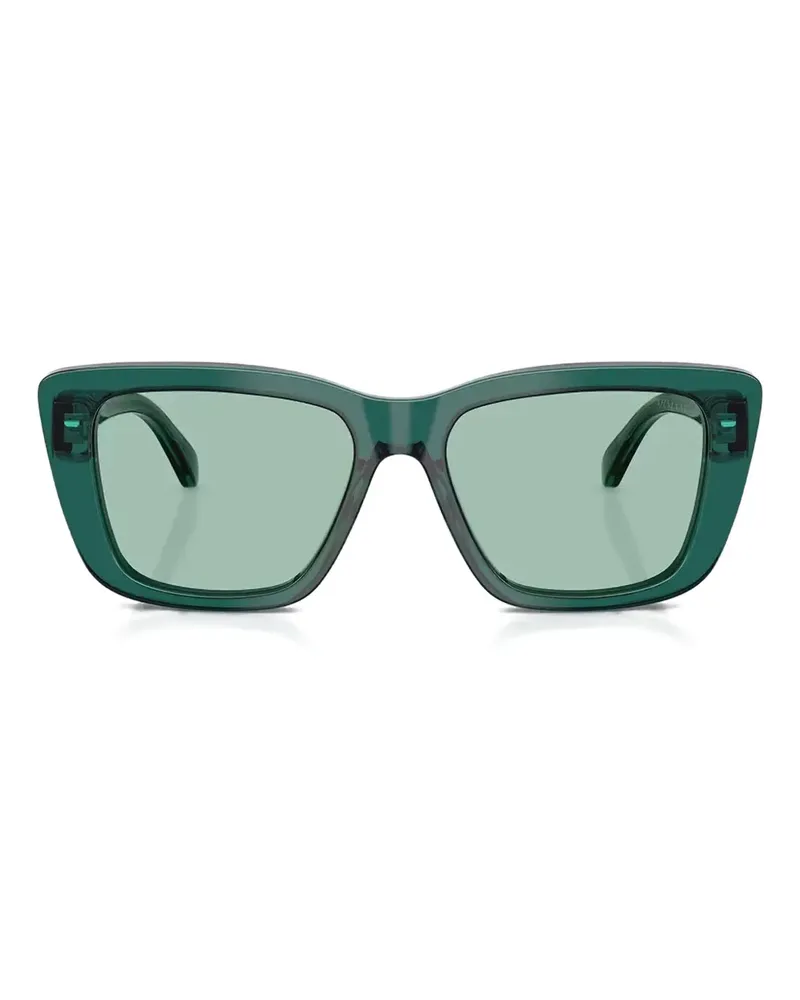 Emporio Armani Sonnenbrille mit eckigem Gestell - Grün Grün