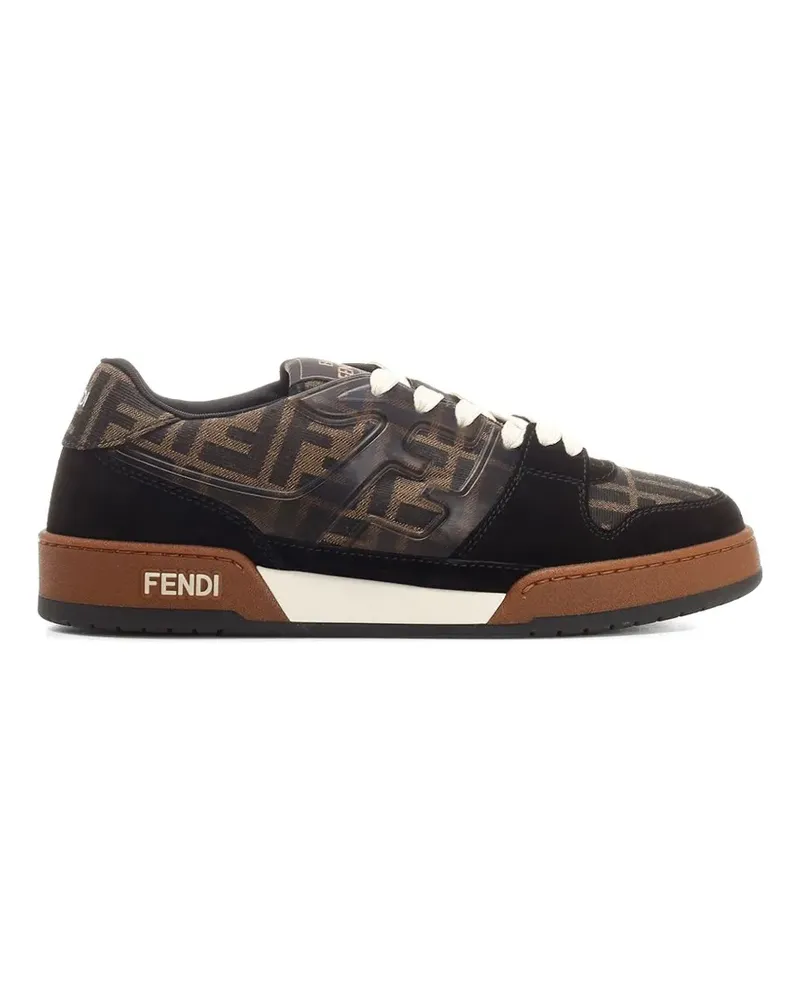 Fendi FF jacquard sneakers - Braun Braun