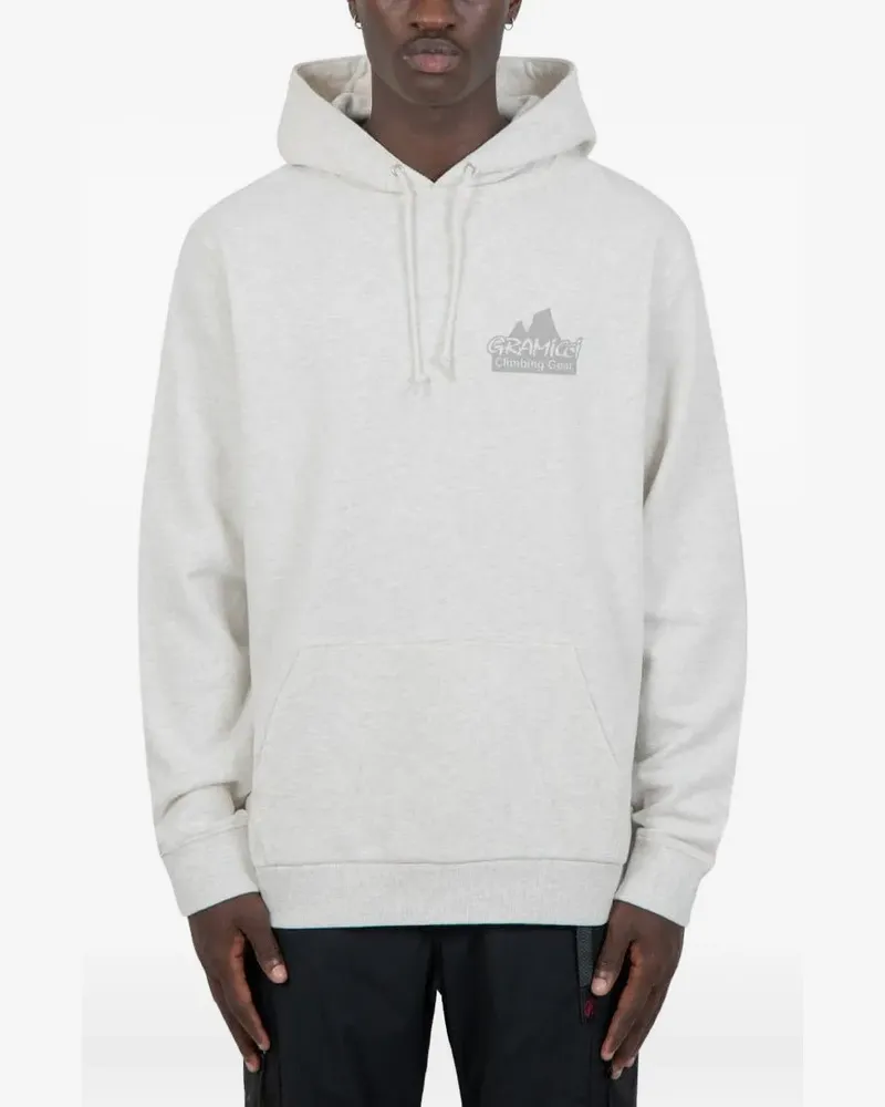 GRAMICCI Hoodie mit Logo-Print - Grau Grau