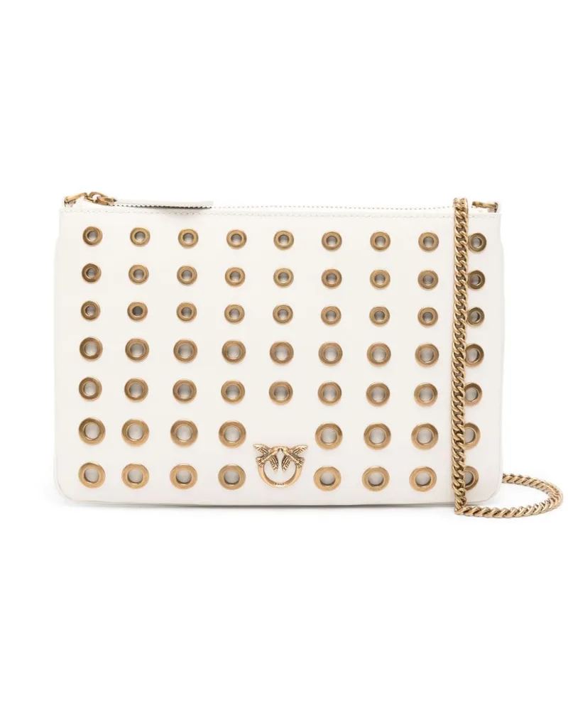 Pinko Love Birds Umhängetasche - Weiß Weiß