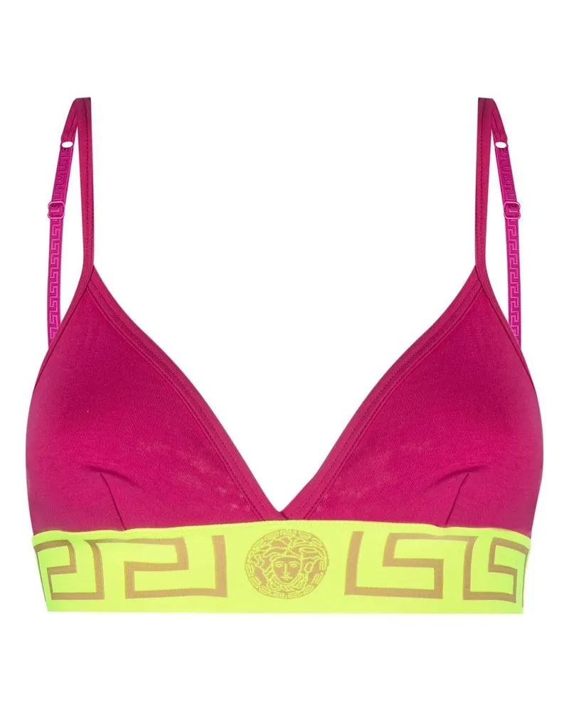 Versace BH mit Greca-Print - Rosa Rosa