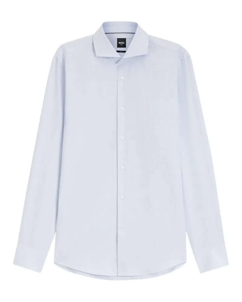 HUGO BOSS Hemd mit Karomuster - Blau Blau